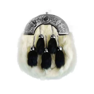 6 Tassels Rabbit Fur Sporran