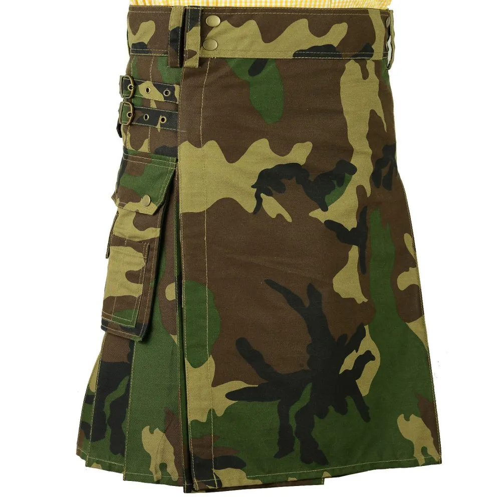 Army Gothic Camouflage Kilt