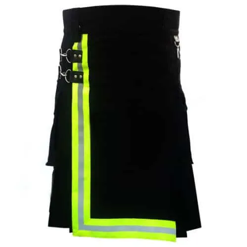 Black Firefighter Kilt