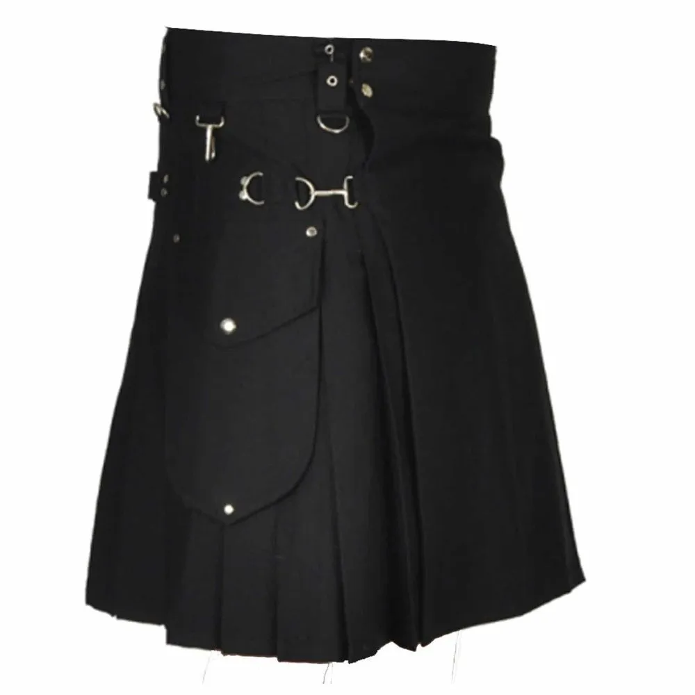 Black Patrol Utility Kilt