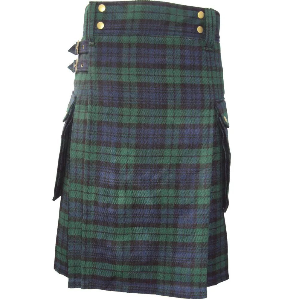 Black Watch Tartan Utility Kilt