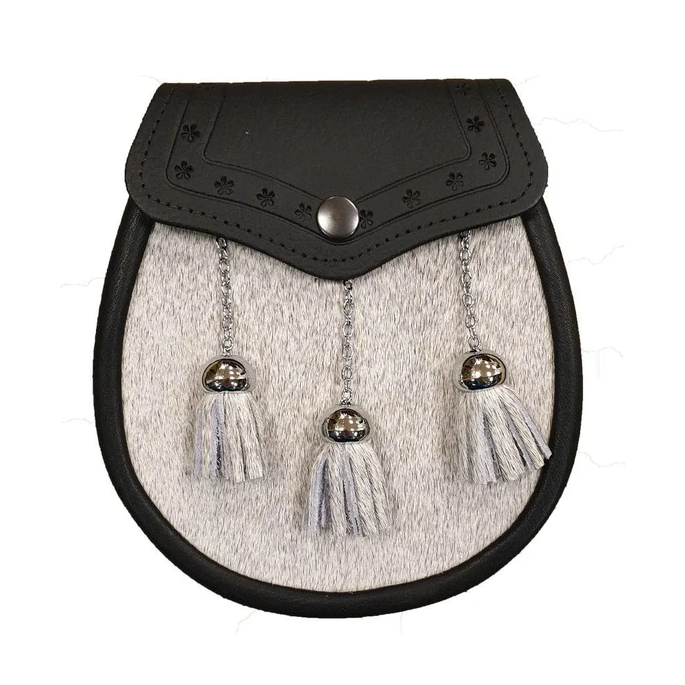 Bovine Embossed Leather Sporran