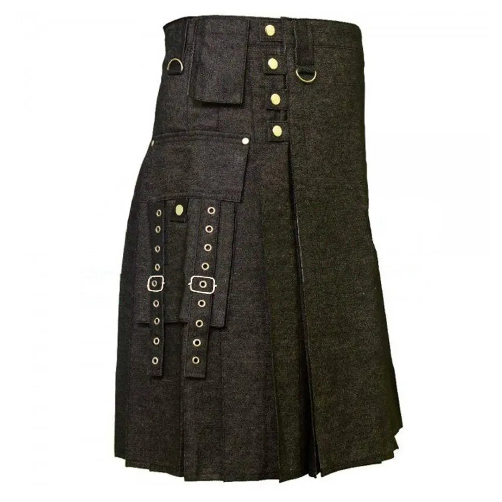 Cryogenic Denim Kilt