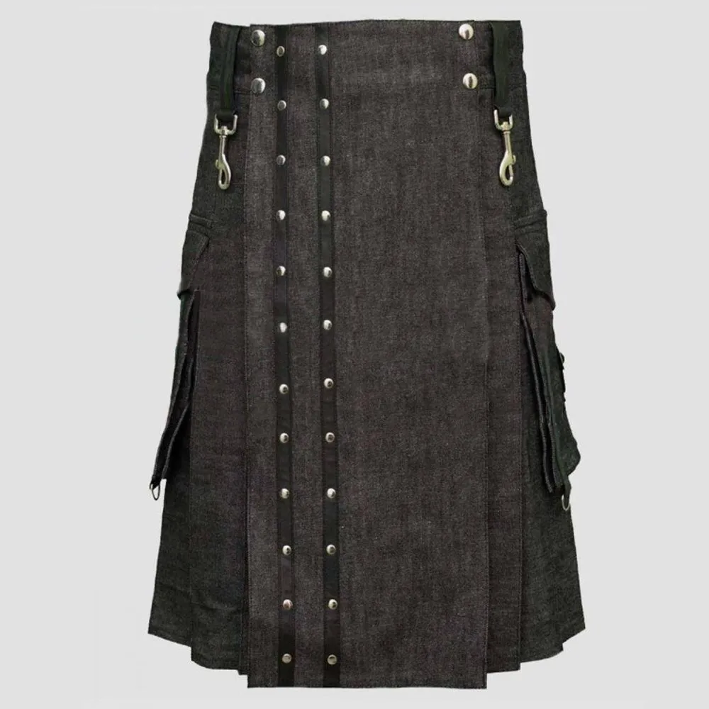 Heavy-Z Denim Kilt