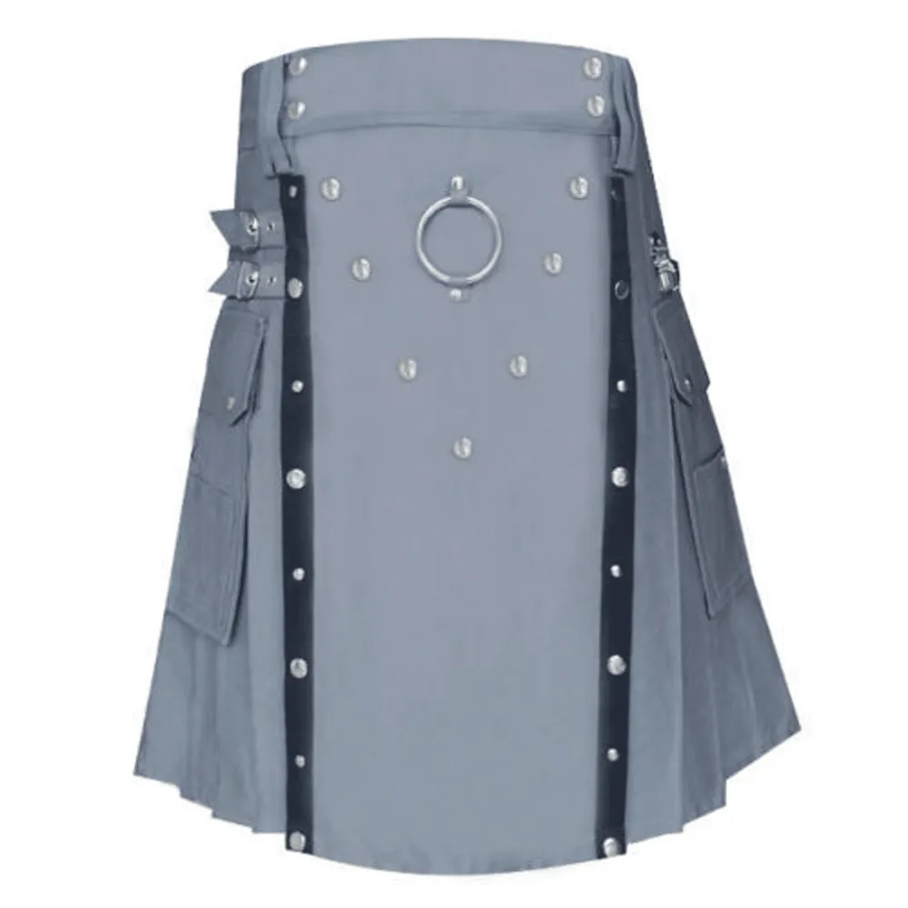 Long Strapped Utility Kilt