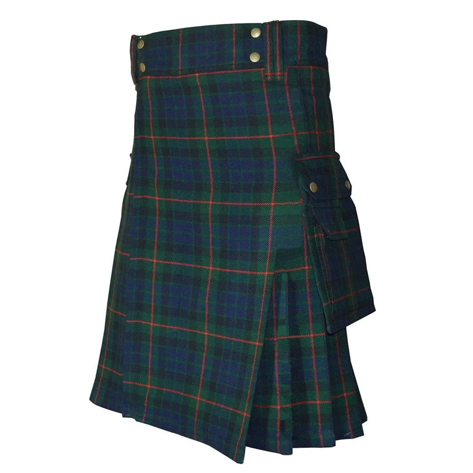 Modern Gunn Tartan Utility Kilt