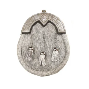 Pony Skin Sporran With Celtic Decoration