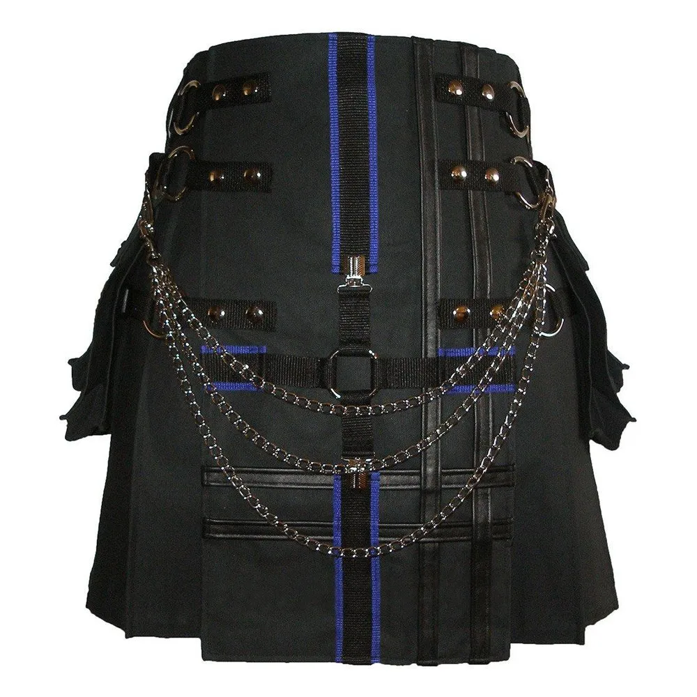 Studded Cross Gothic Kilt
