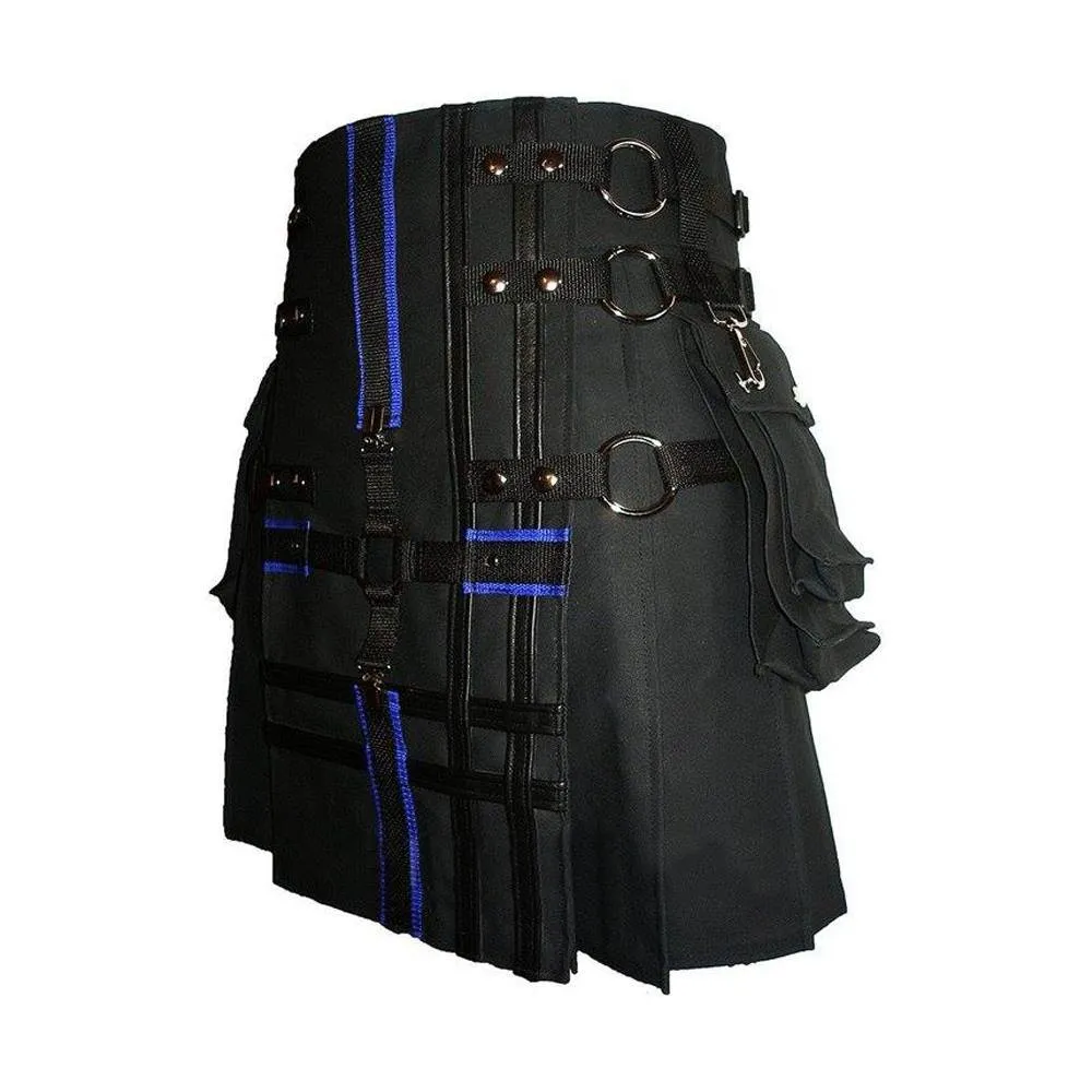 Studded Cross Gothic Kilt - Image 3