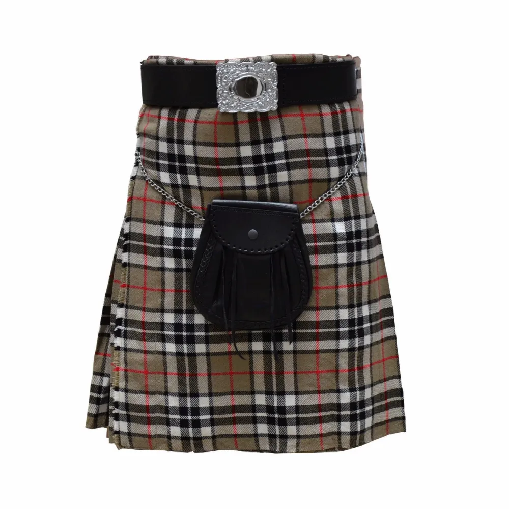Thompson Camel Tartan Kilt