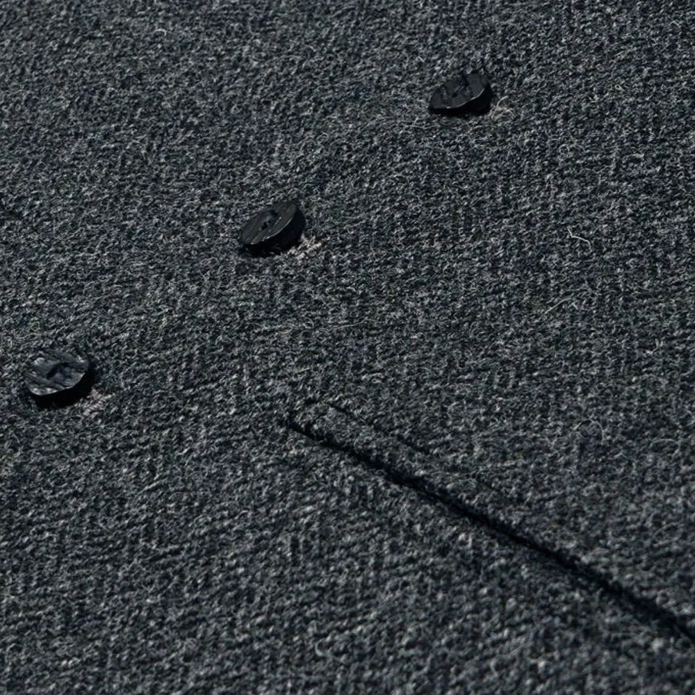 Charcoal Grey Argyle Kilt Jacket & 5-Button Vest - Image 5